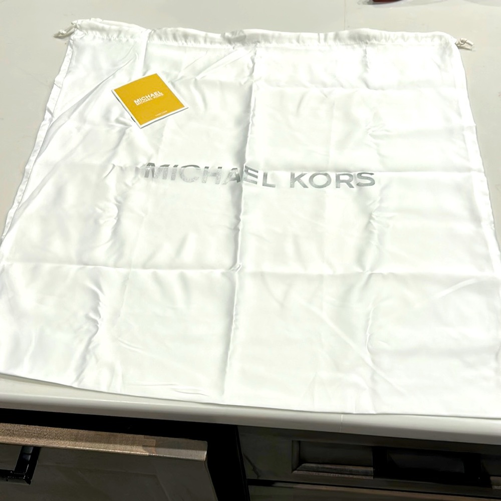 New large Michael Kors dust bag.  Silky fabric.